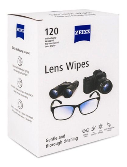 Zeiss Optics Lens Wipes 120ct