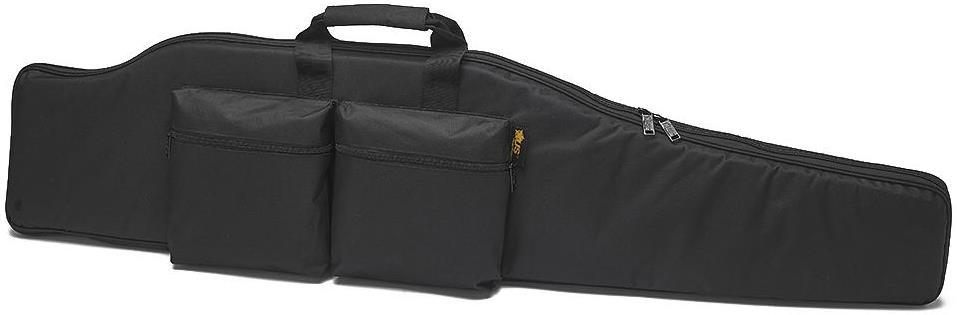 US PeaceKeeper Premier Rifle Case 53in 2 EXT Pockets Shoulder Strap (Black) view 2