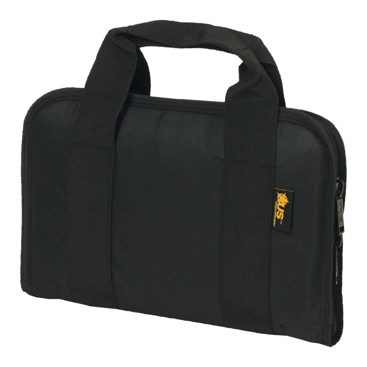 US PeaceKeeper P21108 Attache Case Black 600D Polyester Holds Handgun
