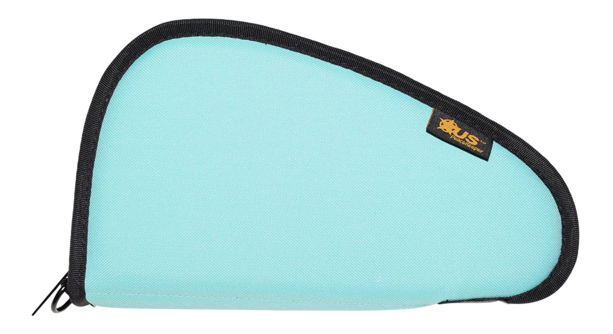 US PeaceKeeper Products P21211 Pistol Case, Robin's Egg Blue, 11inx6inx1in