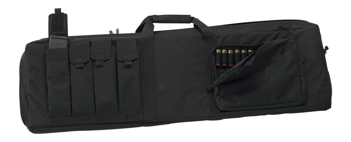US Peacekeeper P30043 Tactical Combination Case Black 600D Polyester Rifle/