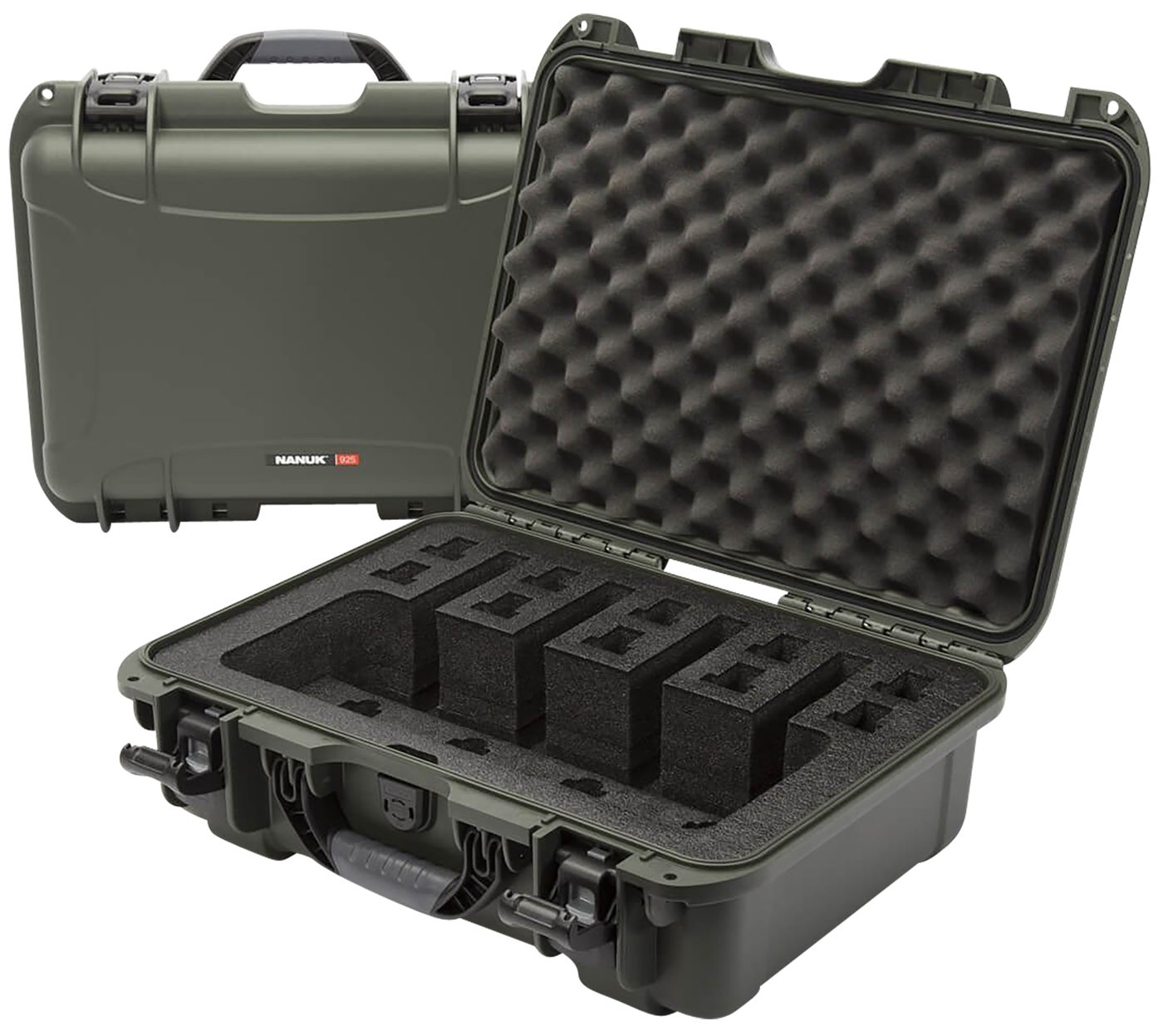 Nanuk Gear Protection USA 9254UP6 925 4 UP Pistol Case Waterproof Olive Res