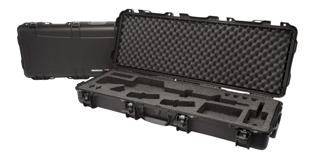 Nanuk Gear Protection USA 990AR01 990 Black Polymer w/ Foam Padding Lockabl
