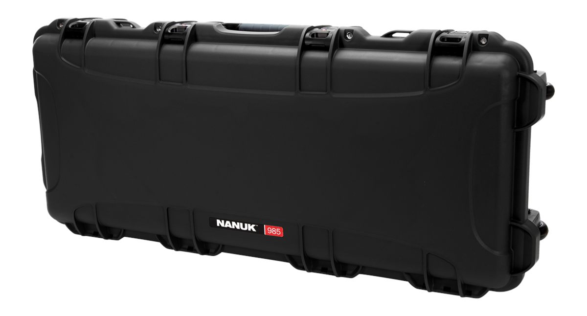 Nanuk Gear Protection USA 9851001 985 Black Polymer Tactical Rifle/Takedown