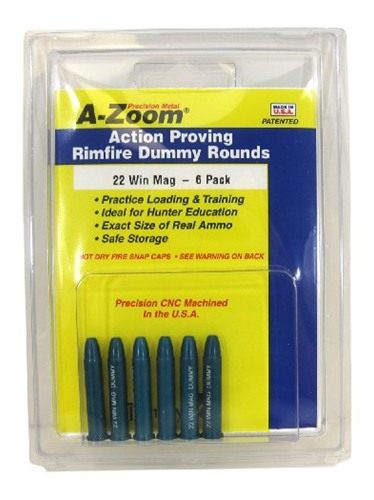 A Zoom 12204 Dummy Rounds for 22 Win Mag (Pack of 6) view 3