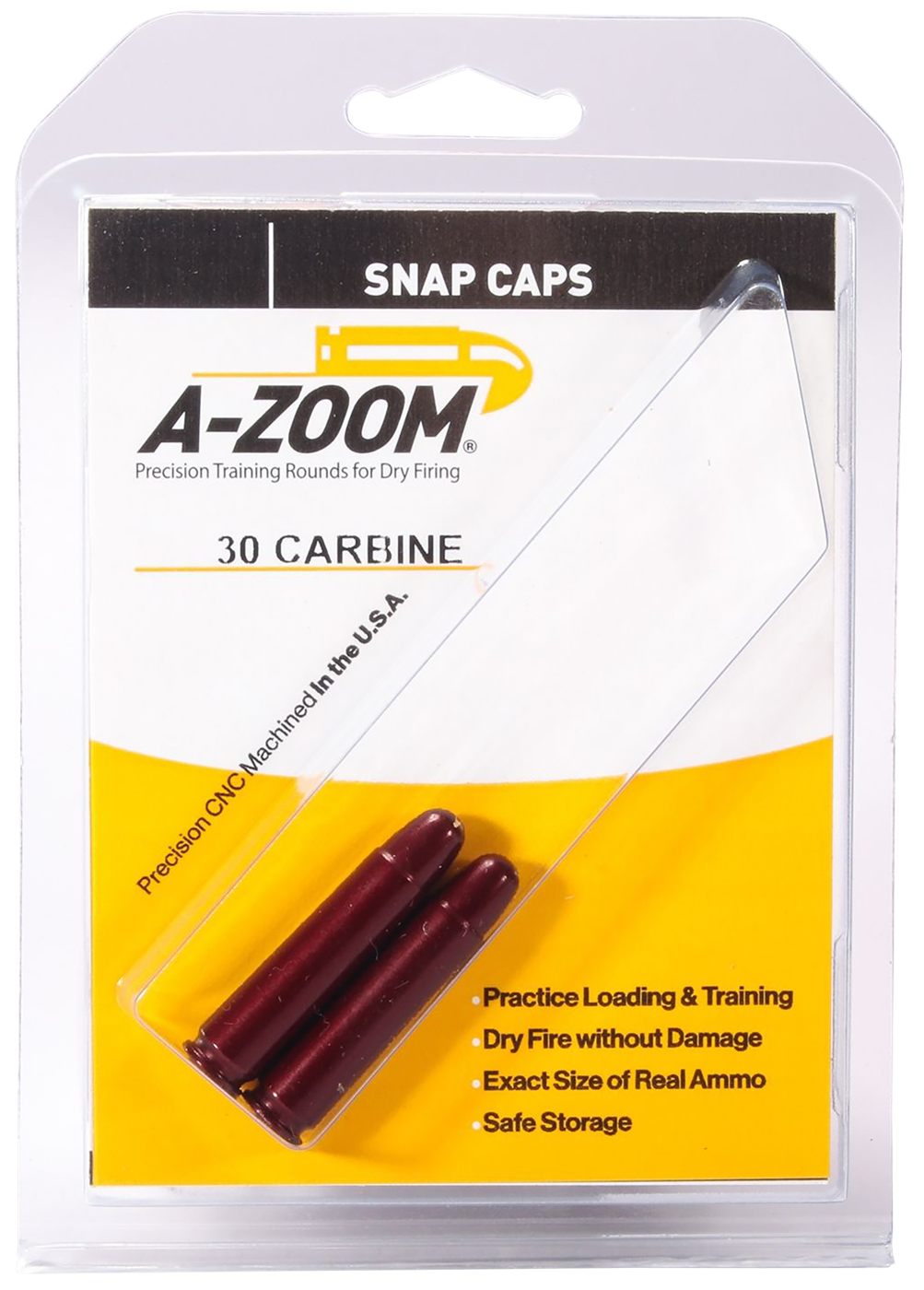 Pachmayr GUN Works A-Zoom 12225 Rifle Snap Cap 30 Carbine 2 Pack