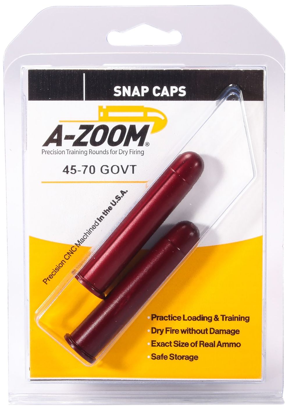 Pachmayr GUN Works A-Zoom 12231 Rifle Snap Cap 45-70 Gov 2 Pack