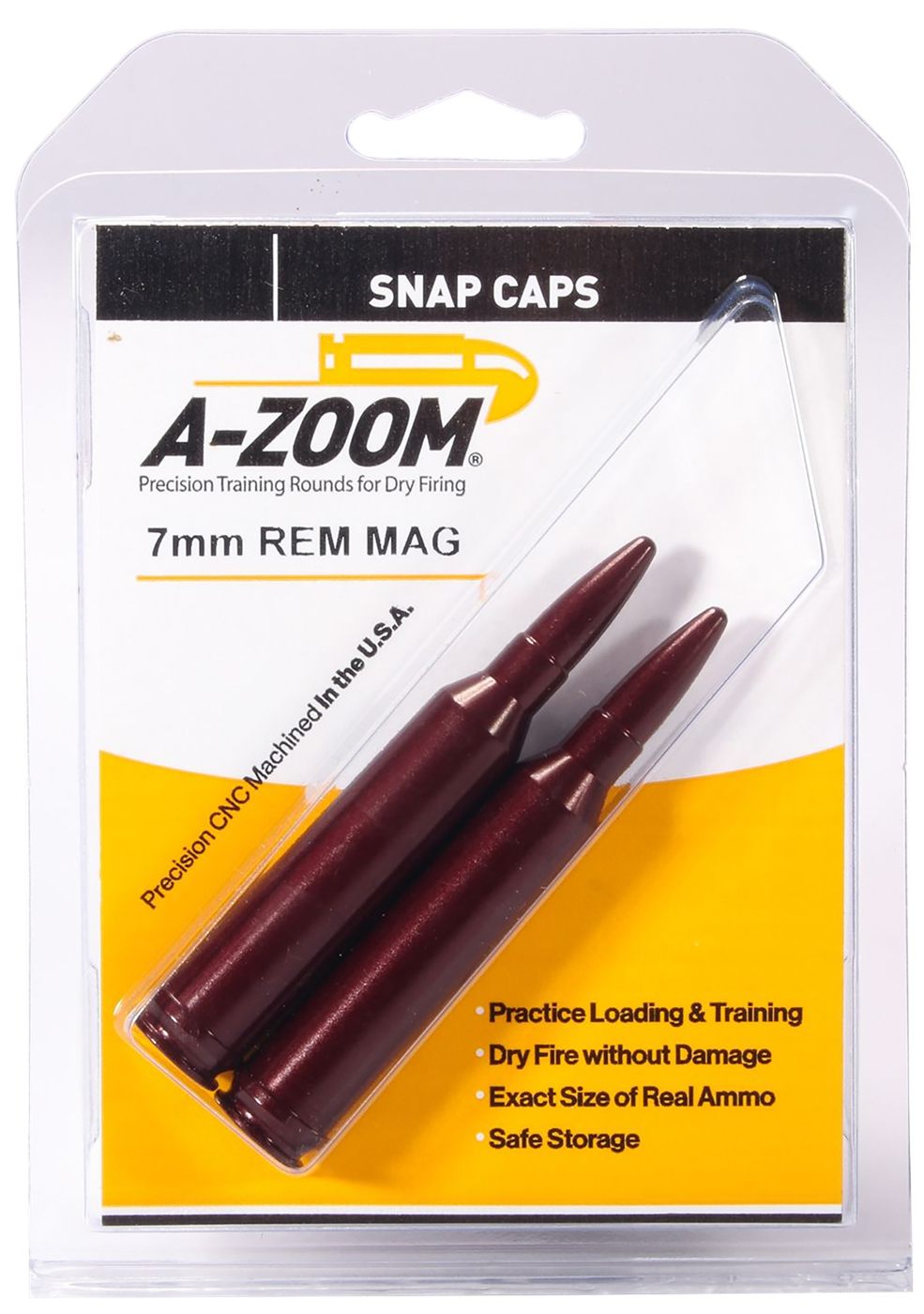 Pachmayr GUN Works A-Zoom Metal Snap Caps 7mm Remington Magnum 2/ct