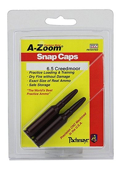 A Zoom 6.5 Creedmoor Snap Cap 2 Pk, Red view 3