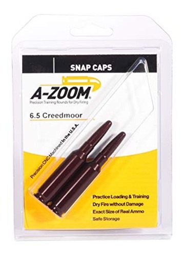 A Zoom 6.5 Creedmoor Snap Cap 2 Pk, Red view 4