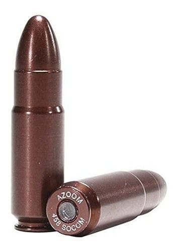 A Zoom Rifle Metal Snap Caps.458 Socom, Package of 2, (12301)