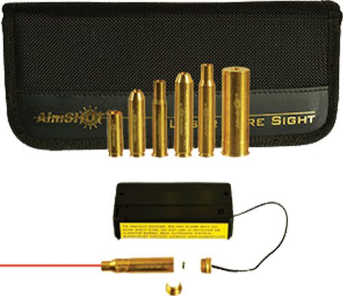 Aimshot KTRIFLE Boresight Rifle Kit Laser Universal Calibers Brass view 2