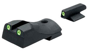 Kimber Mfg.,ML11212 1911 Slant Fixed Night Sight Set Green/Tritium Black Ou