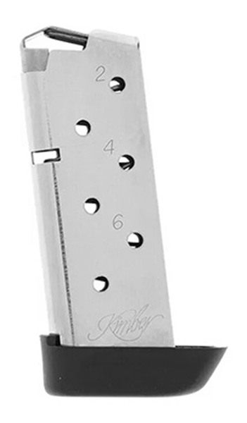 Kimber Mfg, 1200845A Micro 9 7rd Extended 9mm Luger Silver Stainless Steel view 2
