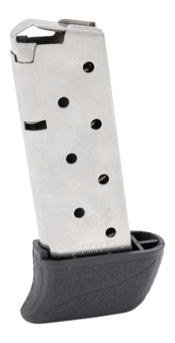 Kimber Mfg, 1200848A Micro 9 8rd Extended 9mm Luger Silver Stainless Steel view 2