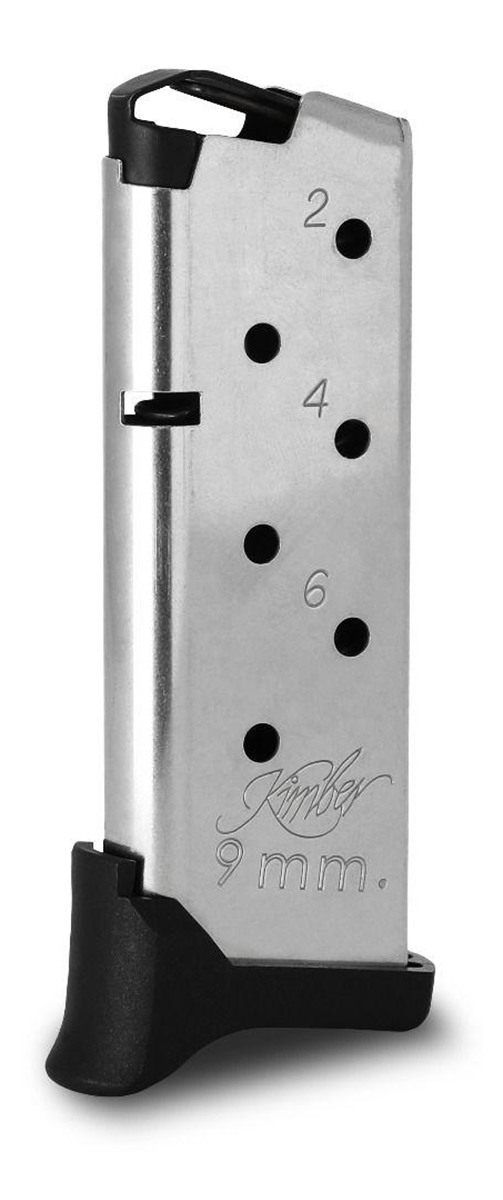 Kimber America Mfg, 1200930A Micro 9 Tac-Mag 7rd Extended 9mm Luger Silver view 3