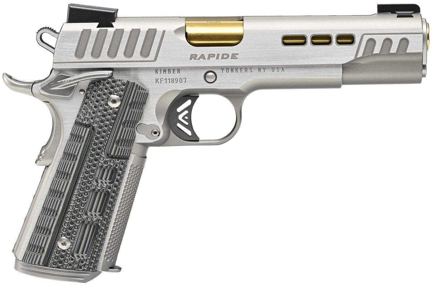 Kimber Mfg.,3000420 Rapide Dawn 9mm Luger 9+1 5in Gold TiN Stainless Steel