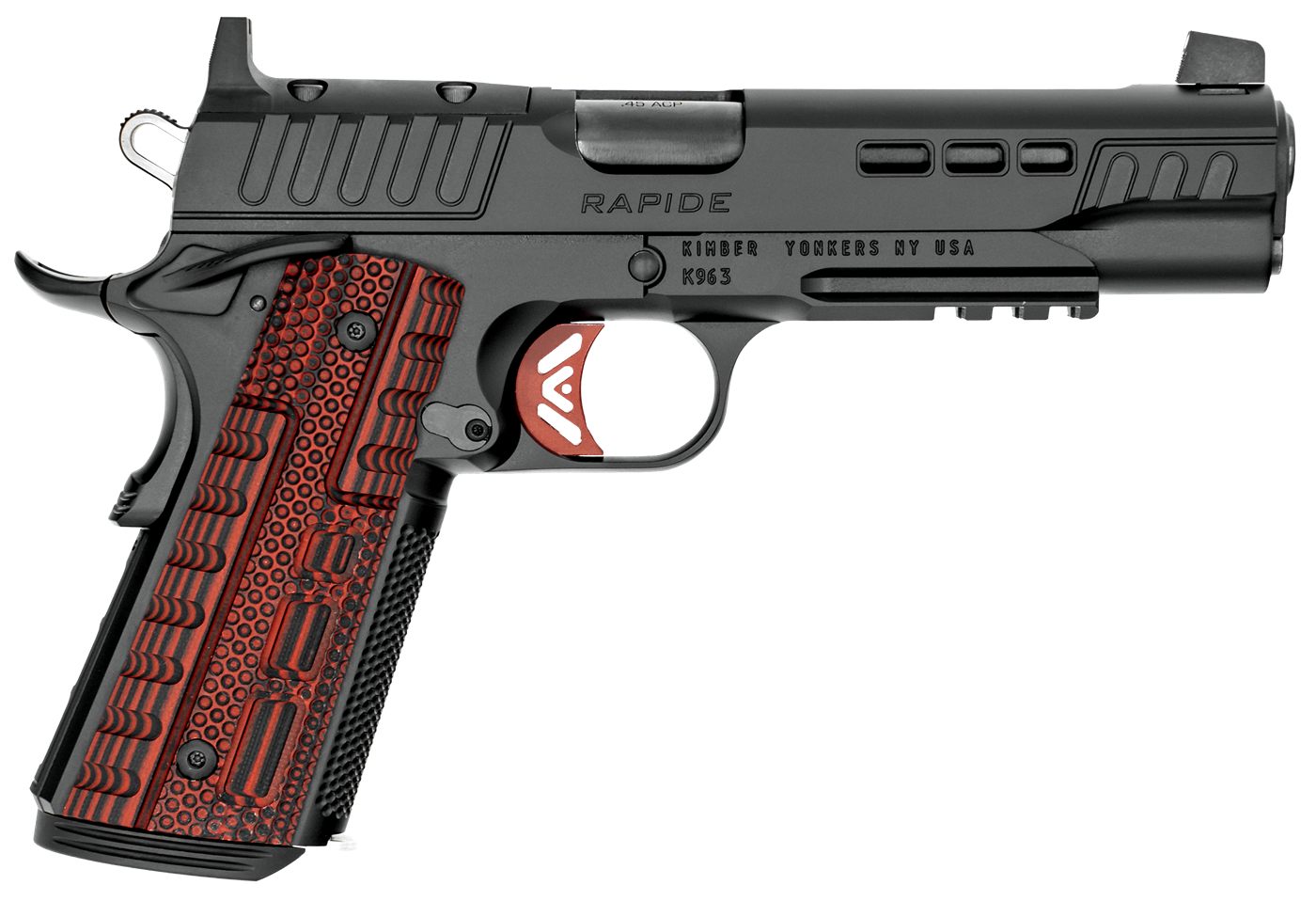 Kimber Mfg.,3000452 Rapide Heat 45 ACP 8+1 5.50in Black DLC Steel Barrel, K