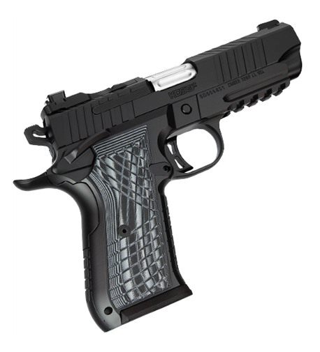 Kimber Mfg.,3100017 KDS9C 9mm 10+1 4.09in KimPro Black Front and Rear Serra