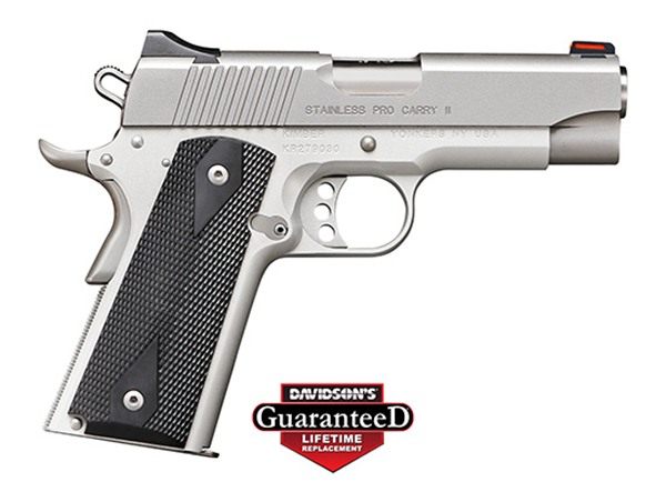Kimber Mfg.,3200052CA Stainless Pro Carry II (CA) 45 ACP 7+1 4in Steel Slid view 2