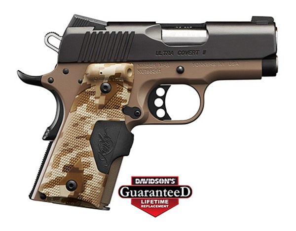 Kimber Mfg.,3200167CA Ultra Covert II (CA) 45 ACP 7+1 3in Matte Black Steel view 2