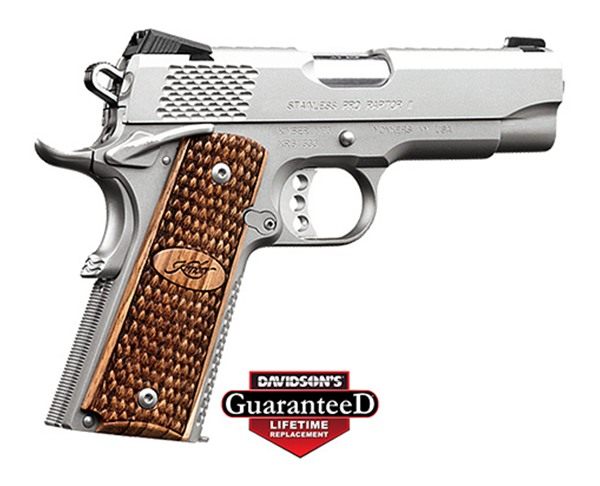 Kimber Mfg.,3200195 Stainless Pro Raptor II 45ACP 8+1 4in Steel Slide Satin view 3