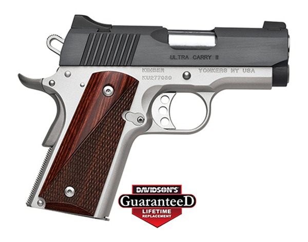 Kimber Mfg, 3200321 Ultra Carry II 45 ACP 7+1 3in Stainless Match Grade Bar view 2