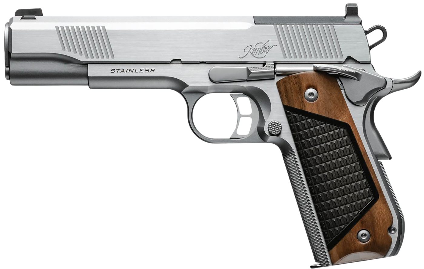 Kimber Stainless 1911 Next Generation 45ACP Pistol 5in O.R.BLK Walnut/G10 G