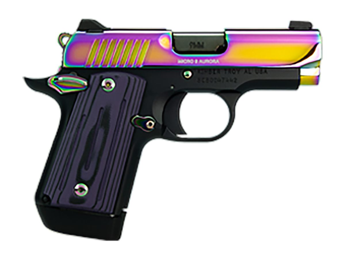 Kimber Mfg, 3300240 Micro 9 9mm Luger 7+1 3.15in Black DLC Ramped Steel Bar