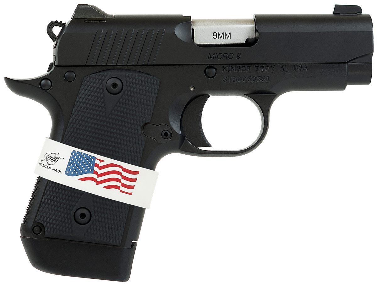 Kimber Mfg, 3300244 Micro 9 Liberty 9mm Luger 7+1 3.15in Stainless Ramped B