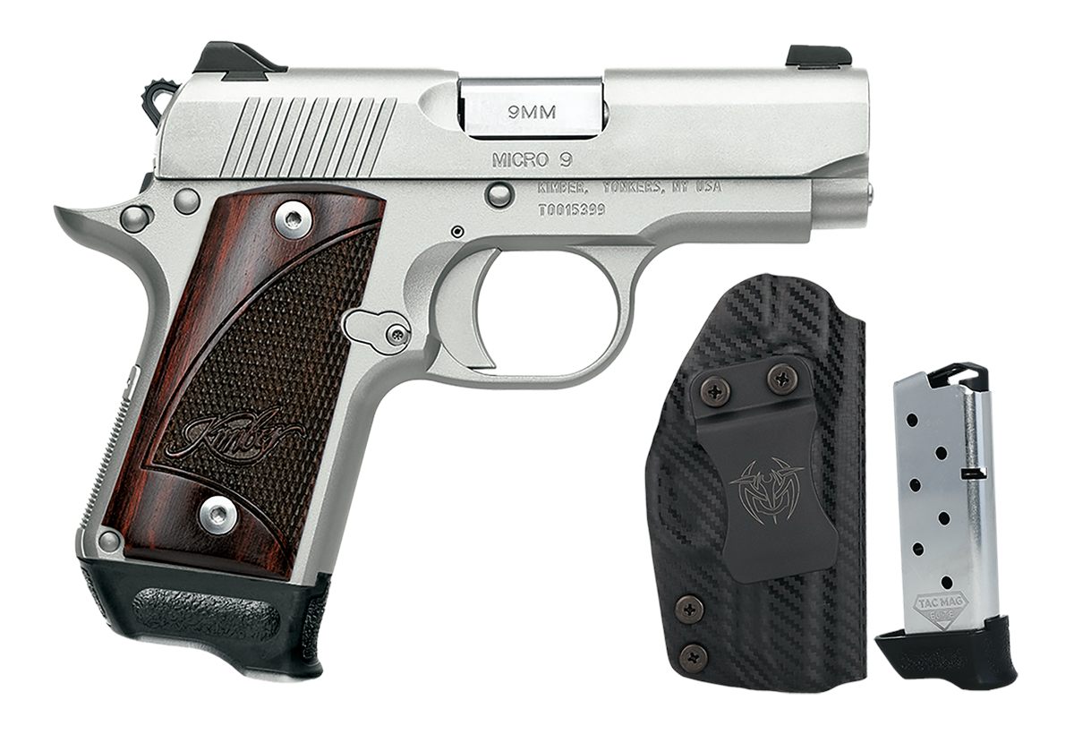 Kimber Micro 9 Stainless Rosewood Rtc-k Bundle Pistol Holster, 2-7rd Mags