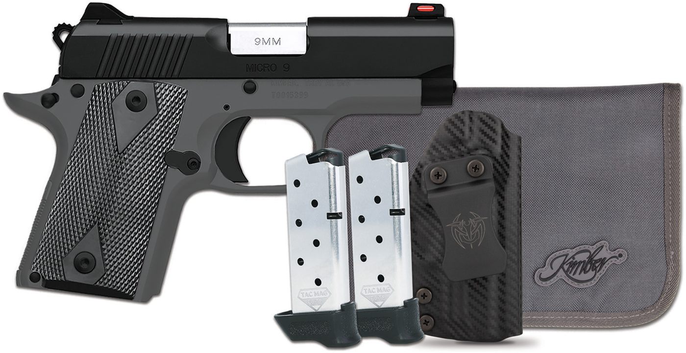 Kimber America Micro 9 Shadow Ghost RTC-K Bundle Pistol Holster, 2-7RD Mags view 2