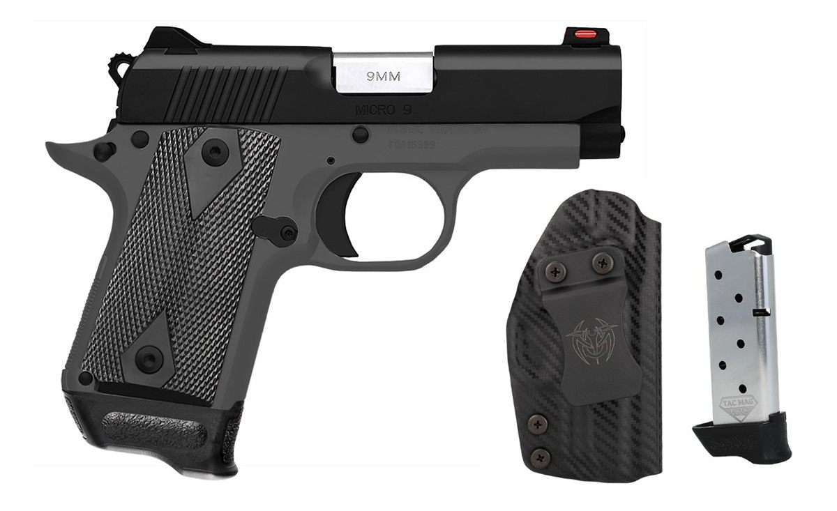 Kimber America Micro 9 Shadow Ghost RTC-K Bundle Pistol Holster, 2-7RD Mags view 3