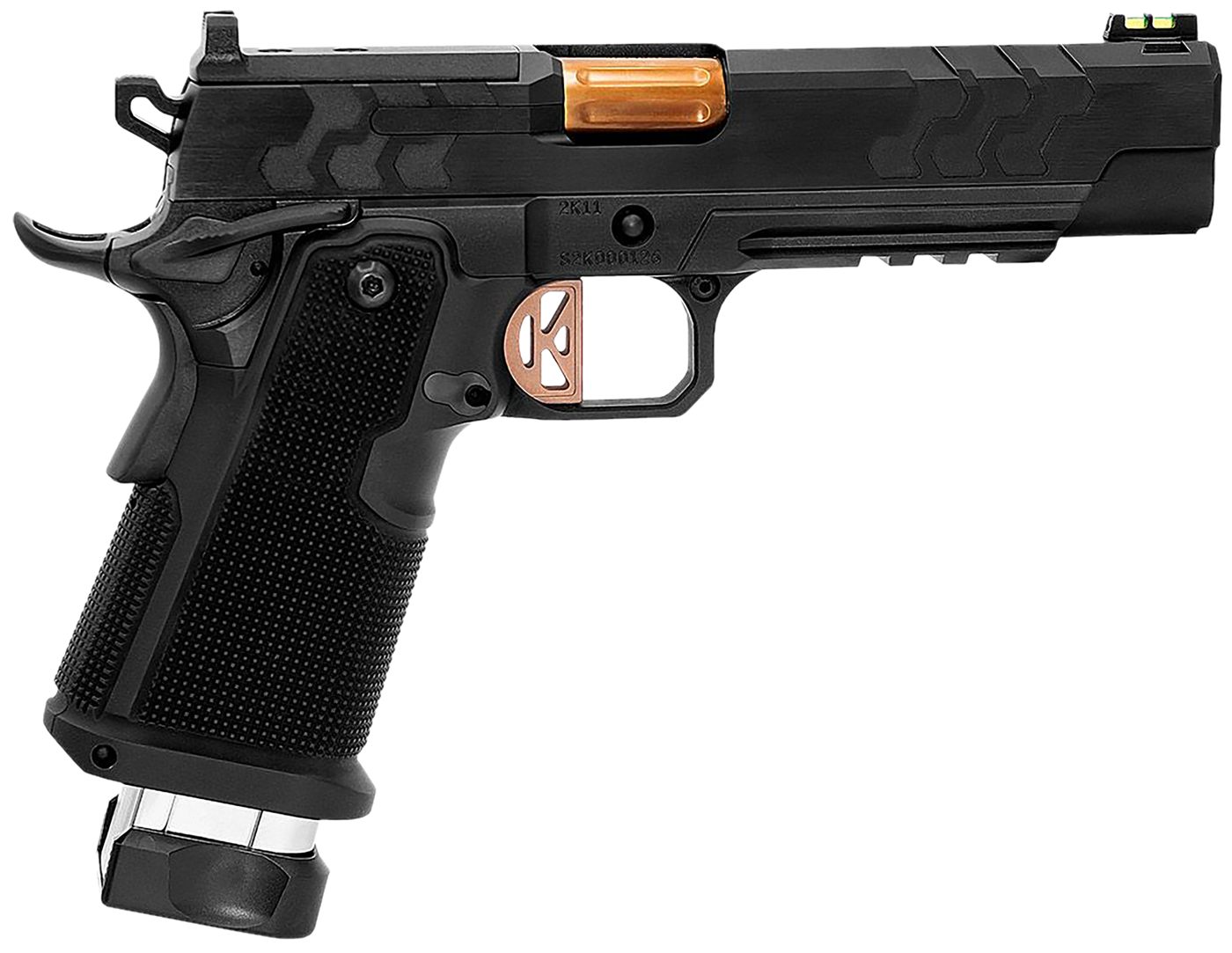 Kimber Mfg.,3500050 2K11 (OR) 45 ACP 17+1 5in High Polished w/ Coyote PVD