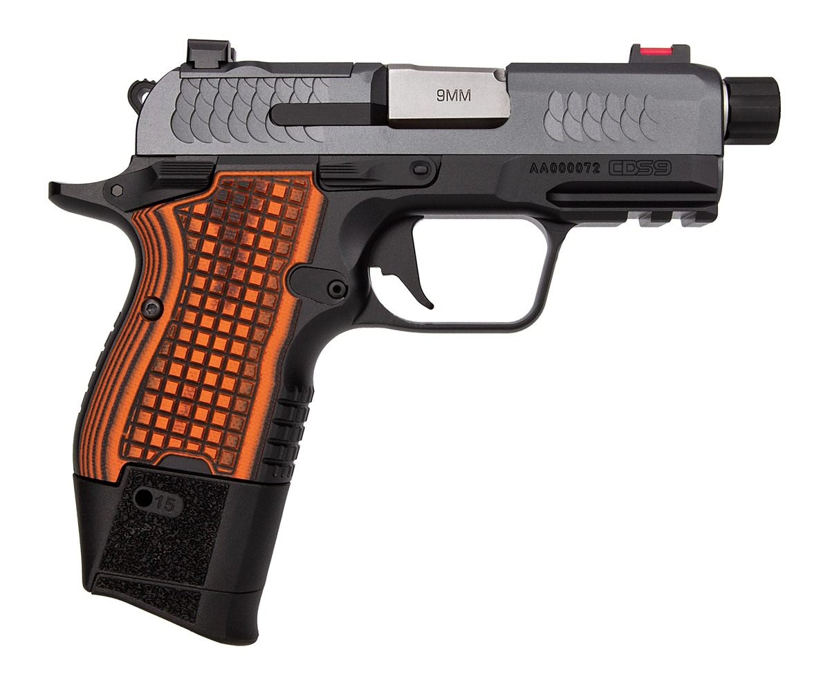 Kimber Mfg.,3600004 CDS9 9mm 15rd 3.64in Black KimPro II Optic Ready Stainl