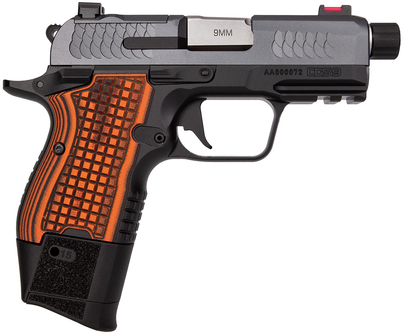 Kimber Mfg.,3600004 CDS9 9mm 15rd 3.64in Black KimPro II Optic Ready Stainl view 2