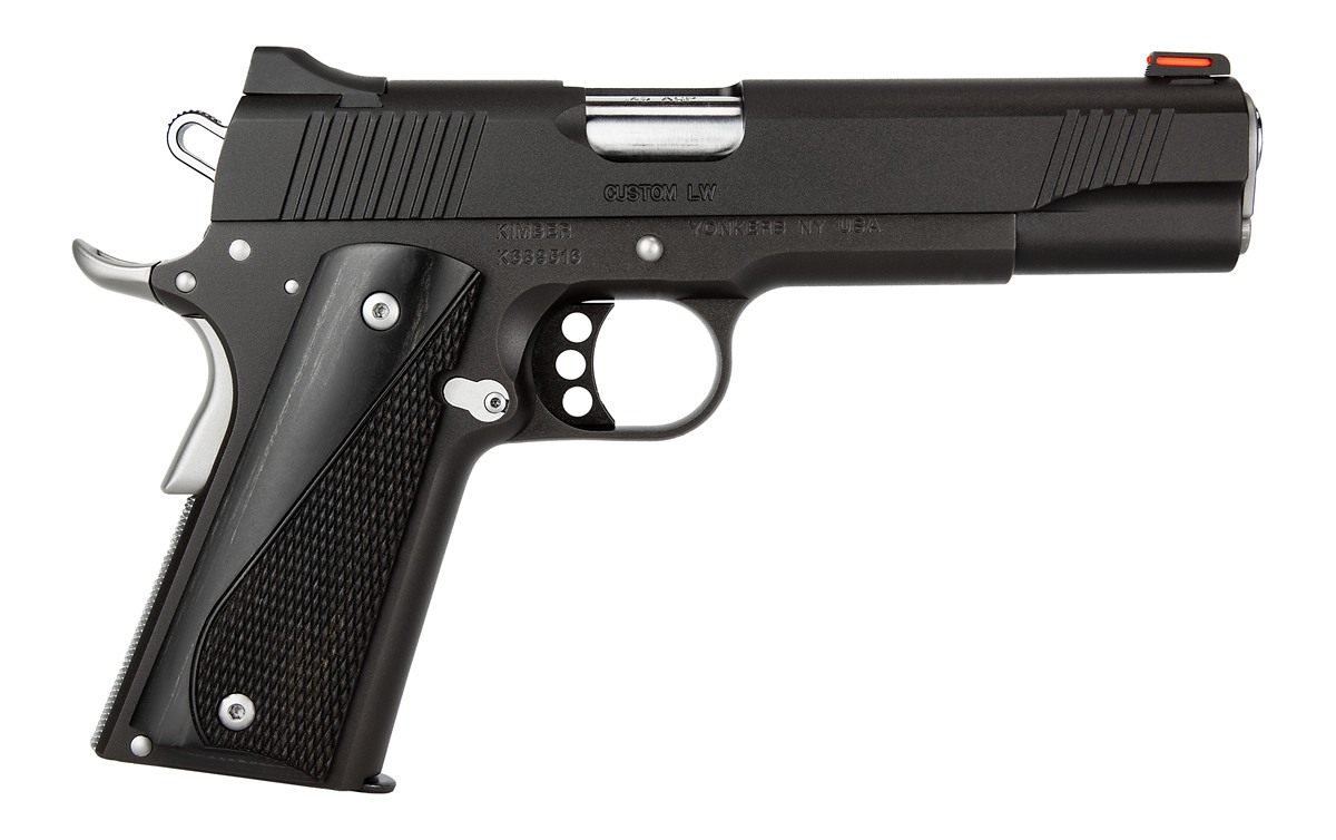 Kimber America Mfg, 3700595 Custom LW Nightstar 45 ACP 8+1 5in Stainless Ma