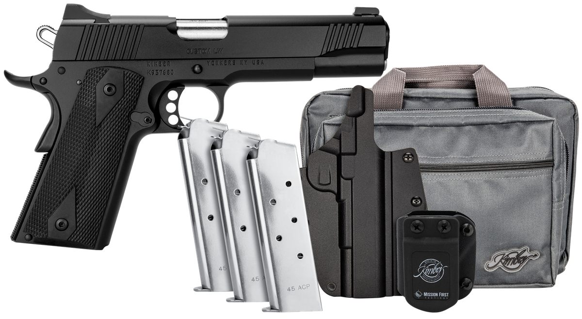 Kimber America Mfg.,3700812 Custom LW Club Bundle 45ACP 7+1 5in Front Serra view 2