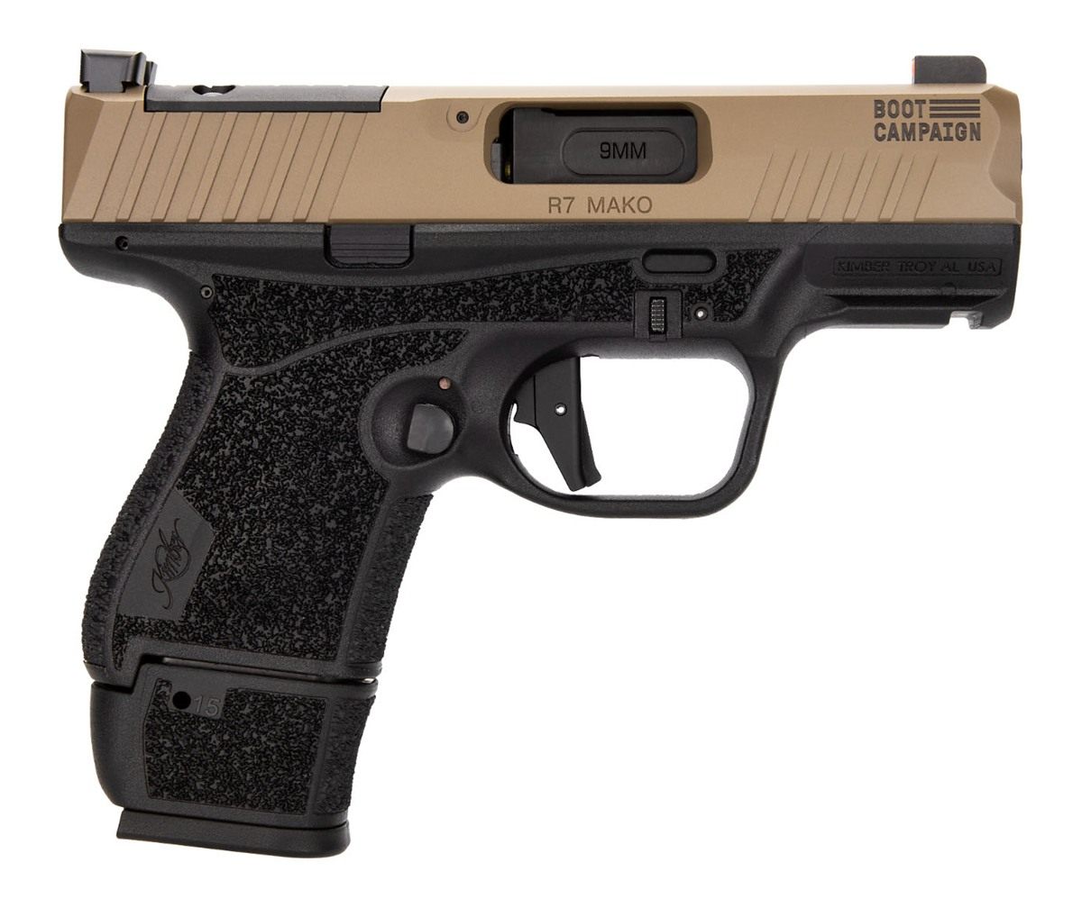 KIMBER R7 MAKO FDE OR BOOT CAMPAIGN 9MM 15RD