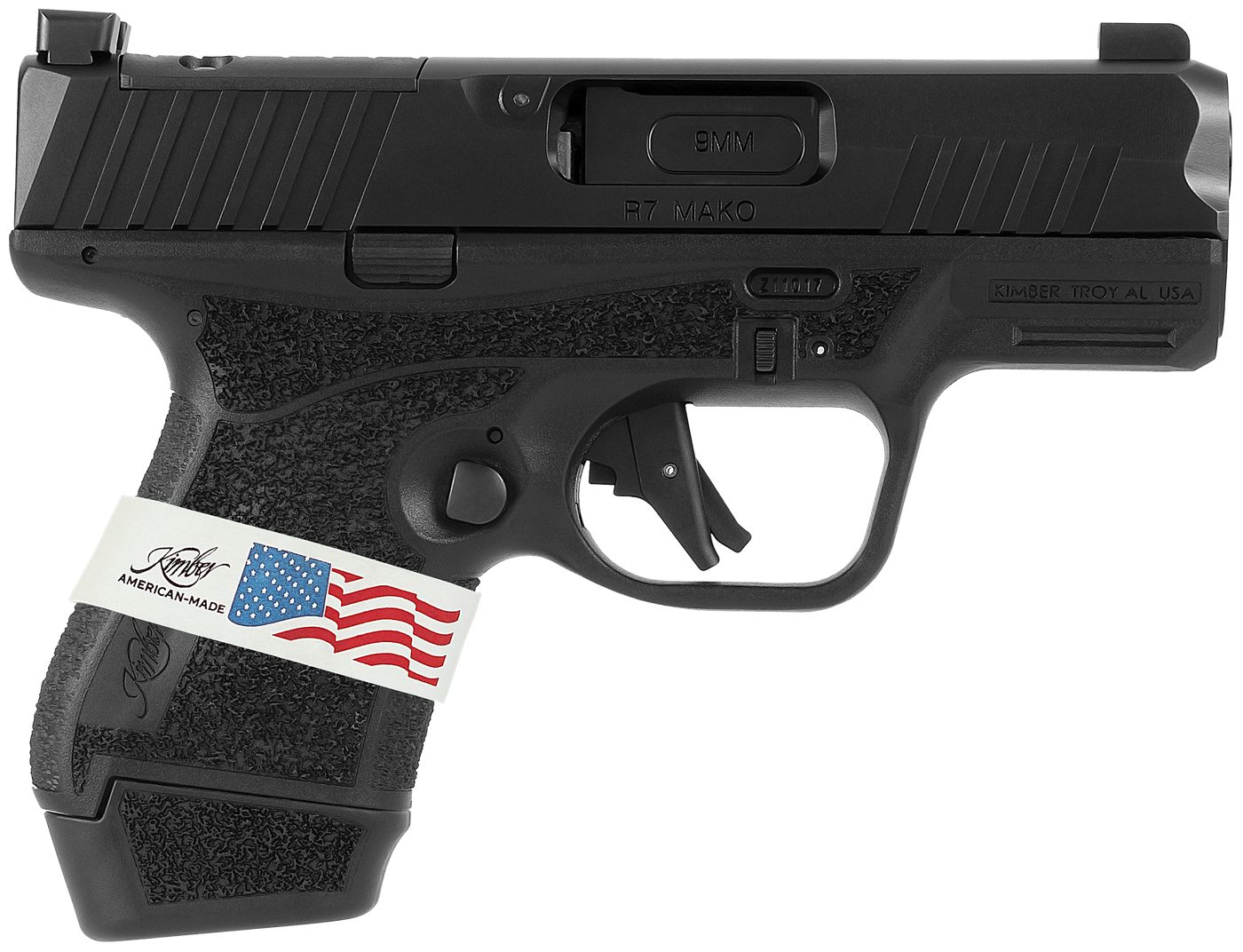 Kimber America Mfg, 3800004 R7 Mako Liberty Sub-Compact 9mm Luger 13+1 3.37