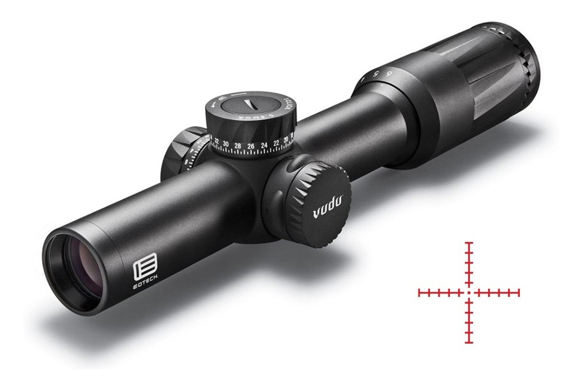 Eotech VDU16FFSR1 Vudu Black Hardcoat Anodized 1-6x24mm 30mm Tube Illuminat view 2