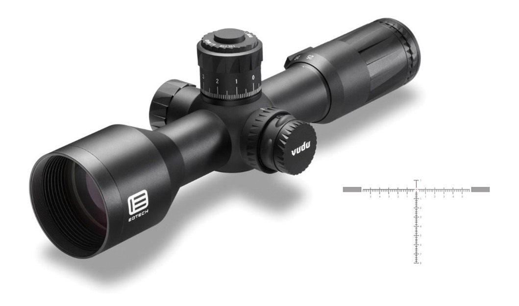 Eotech VDU525FFMD3 Vudu FFP Black Anodized 5-25x50mm 34mm Tube Illuminated view 2