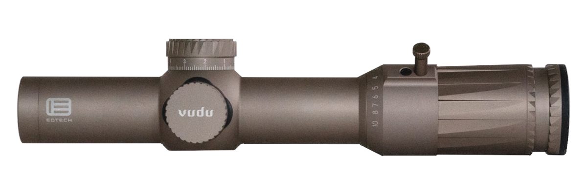 Eotech L 3 VDU110FFSR5TAN Vudu Tan 1-10x28mm, 34mm Tube 1 MOA Illuminated R view 2