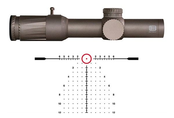 Eotech L 3 VDU110FFSR5TAN Vudu Tan 1-10x28mm, 34mm Tube 1 MOA Illuminated R view 3