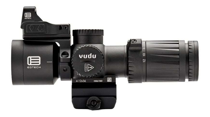 Eotech Vudu Rifle Scope Eflx Ring Mount Package 4-12x36 FFP MD5 Black view 2