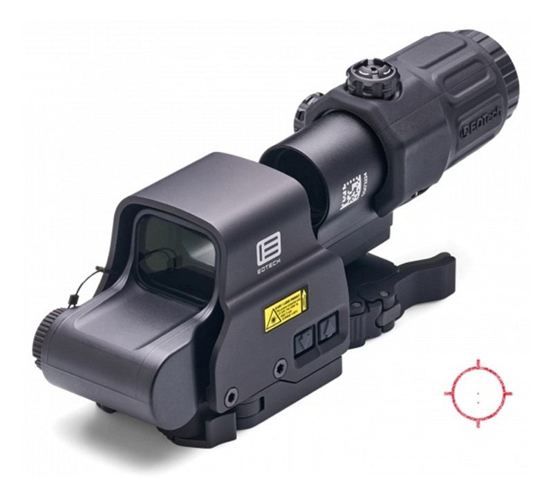 Eotech L 3 HHSII II Express G33 Magnifier Matte Black 1x/3x 1.20in x 0.85in view 2