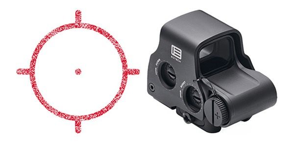 Eotech L 3 EXPS2 Holographic Weapon Sight - Non-Night Vision 68 MOA Ring wi view 3