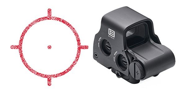 Eotech Model EXPS3 Weapon Sight - Night Vision Compatible 68 MOA Ring w/ 1 view 3