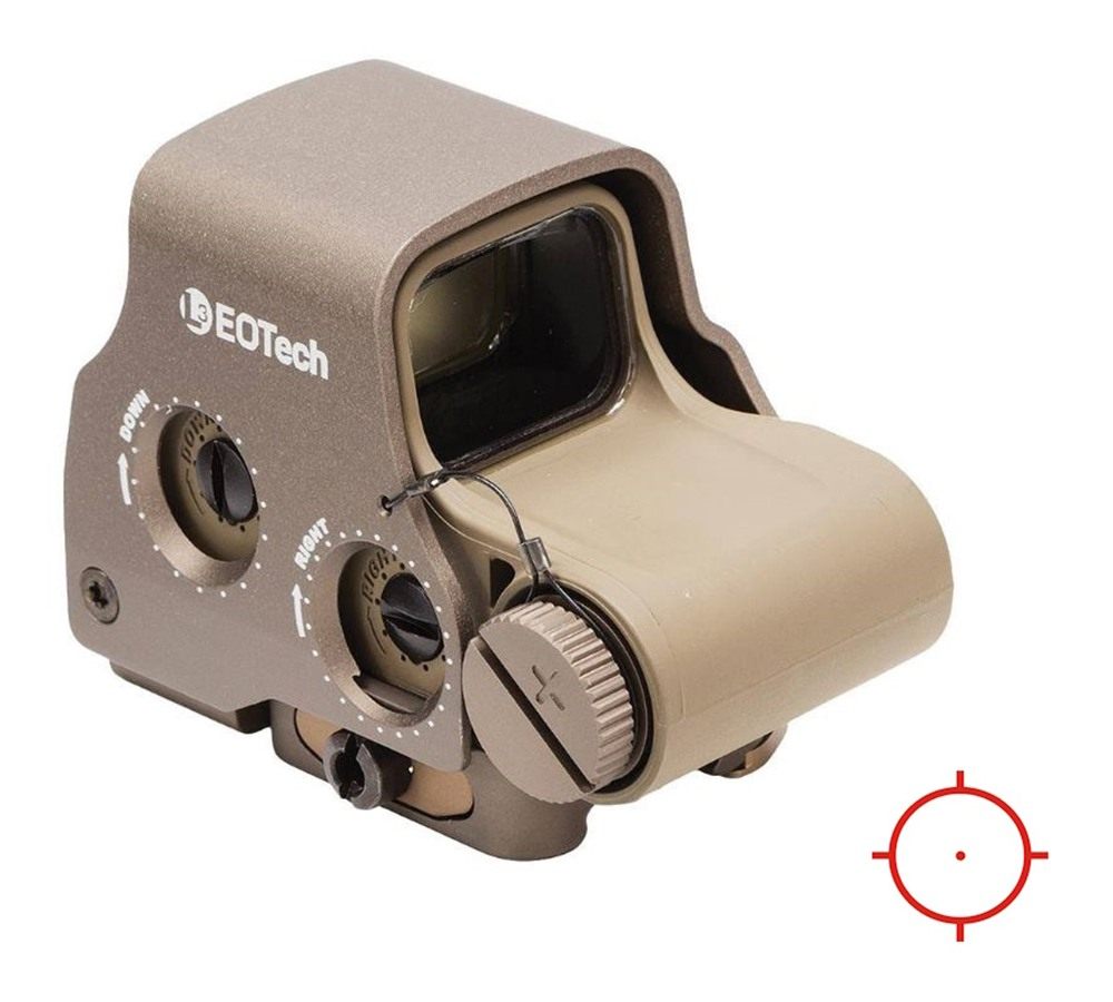 Eotech EXPS30T Express Tan 1 x 1.20in x 0.85in 1 MOA Red Dot/68 Ring
