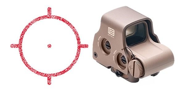Eotech EXPS30T Express Tan 1 x 1.20in x 0.85in 1 MOA Red Dot/68 Ring view 4